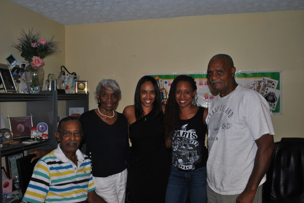 Uncle Grisby, Auntie Jessie, Cousin Big Sis, Me, Uncle Arnsel. 2011.