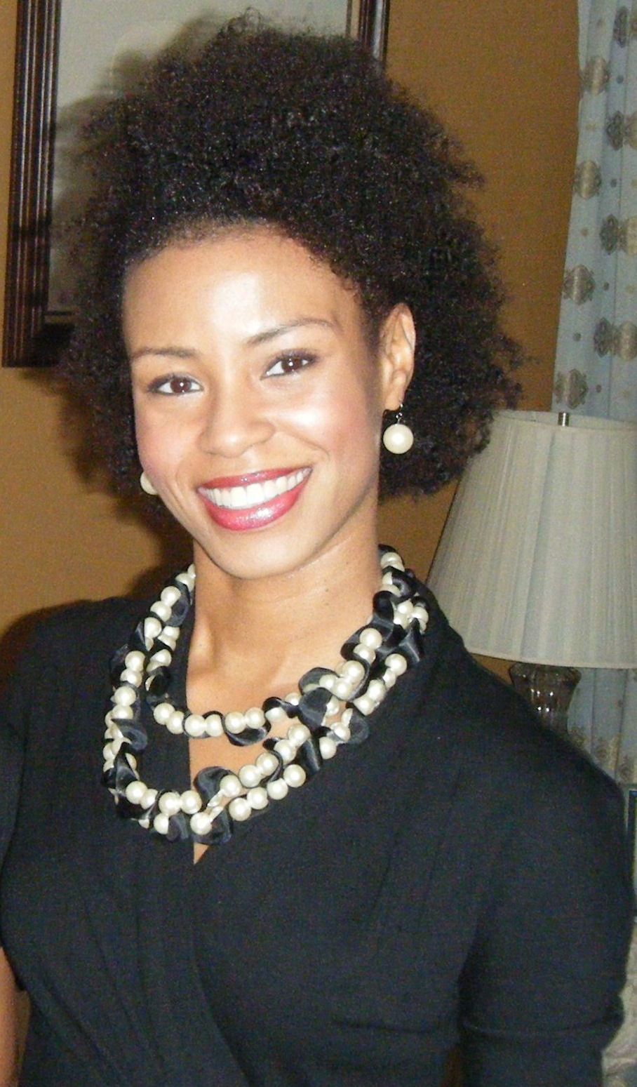Marla at a party in 2010